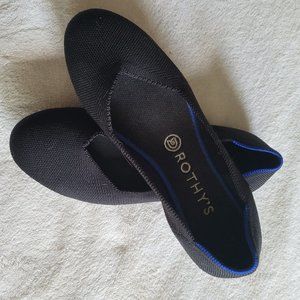 Rothy's Black Ballet Flats Round Toe 8.5